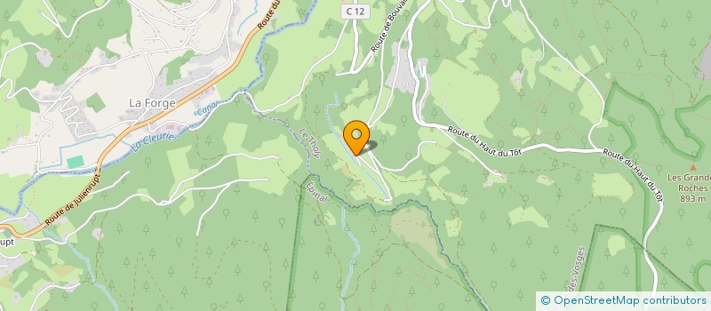 localisation de l'entreprise MADAME NATHALIE OSOLNIK  LE THOLY