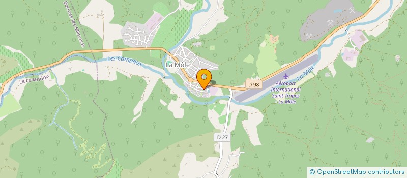 localisation de l'entreprise MADAME NATHALIE OUTIL  LA MOLE