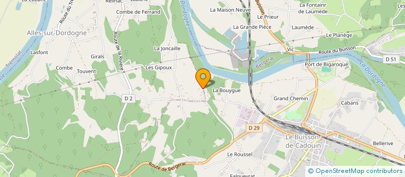 localisation de l'entreprise MADAME NATHALIE OVERMEER  ALLES-SUR-DORDOGNE