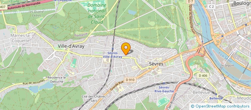 localisation de l'entreprise MADAME NATHALIE PACAUD  SEVRES