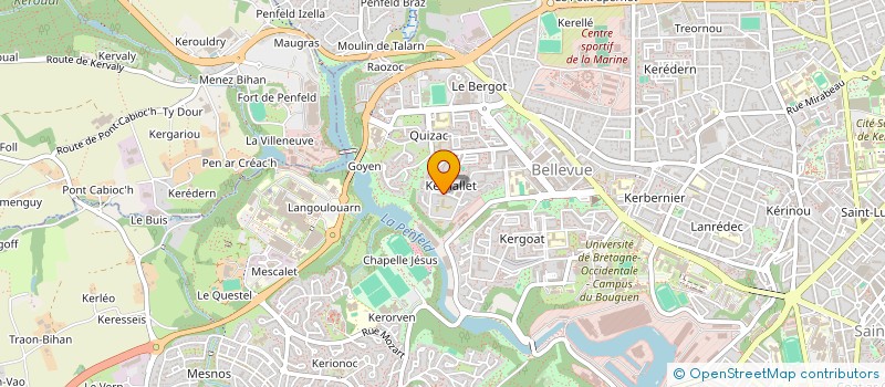 localisation de l'entreprise MADAME NATHALIE PAGE à BREST