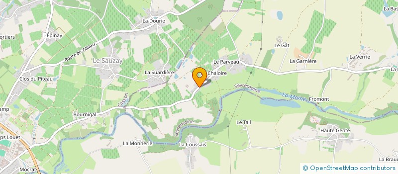 localisation de l'entreprise MADAME NATHALIE PAGEAU à SEVREMOINE