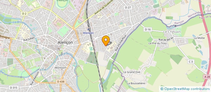 localisation de l'entreprise MADAME NATHALIE PAILLUSSON à ALENCON