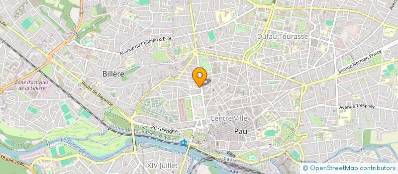 localisation de l'entreprise MADAME NATHALIE PAINCHAUT à PAU