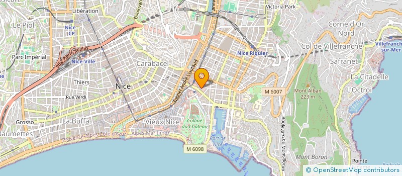 localisation de l'entreprise MADAME NATHALIE PALLANCA à NICE