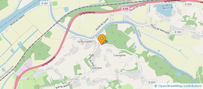 localisation de l'entreprise MADAME NATHALIE PARADE  GUICHE