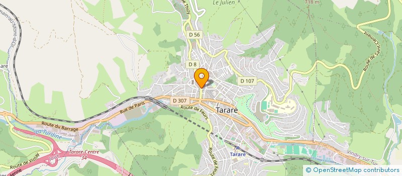 localisation de l'entreprise MADAME NATHALIE PARCHET à TARARE