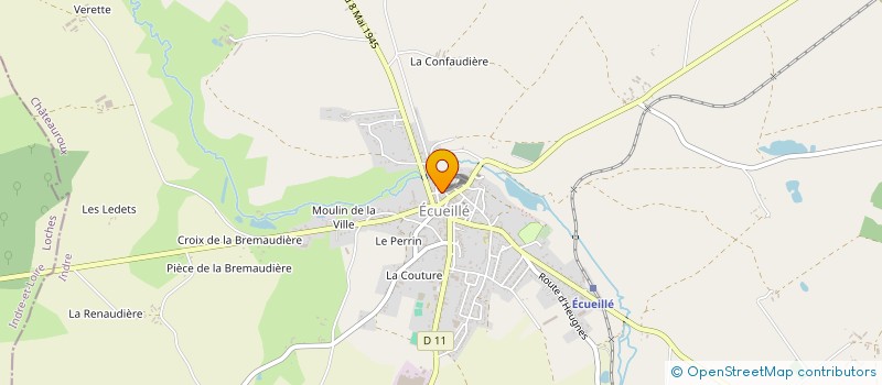 localisation de l'entreprise MADAME NATHALIE PARIS à ECUEILLE