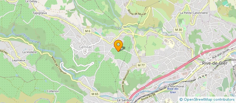 localisation de l'entreprise MADAME NATHALIE PARIS  SAINT-MARTIN-LA-PLAINE