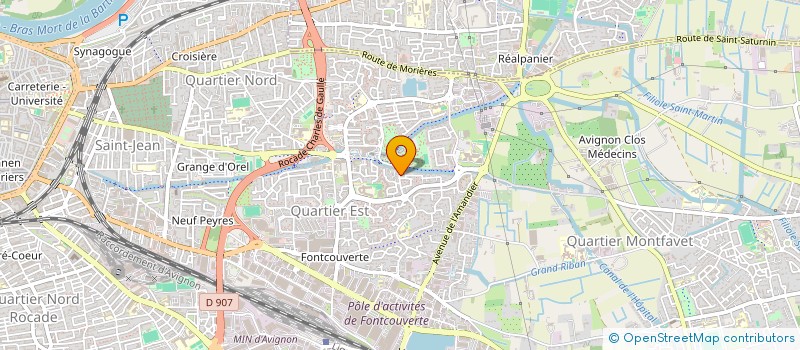 localisation de l'entreprise MADAME NATHALIE PARIZET  AVIGNON