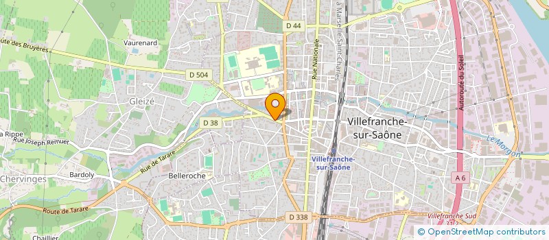 localisation de l'entreprise MADAME NATHALIE PARPILLON  VILLEFRANCHE-SUR-SAONE