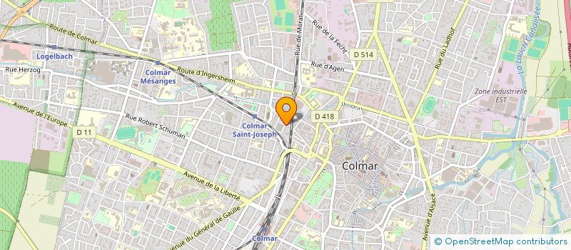 localisation de l'entreprise MADAME NATHALIE PATER  COLMAR