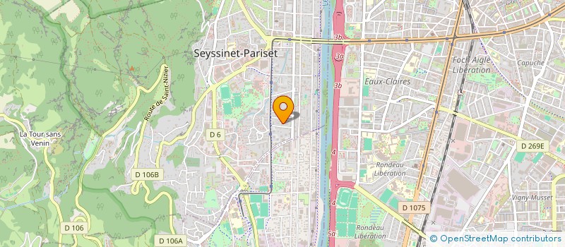 localisation de l'entreprise MADAME NATHALIE PATERMO  SEYSSINET-PARISET