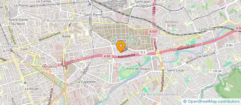 localisation de l'entreprise MADAME NATHALIE PATINIER à MARSEILLE 10EME