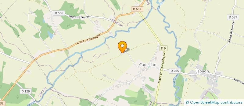 localisation de l'entreprise MADAME NATHALIE PATREL  CADEILLAN