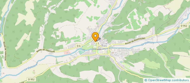localisation de l'entreprise MADAME NATHALIE PAUL à RIEZ