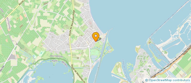 localisation de l'entreprise MADAME NATHALIE PAUPARD  MARSEILLAN