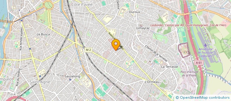 localisation de l'entreprise MADAME NATHALIE PAVAGEAU à TOULOUSE