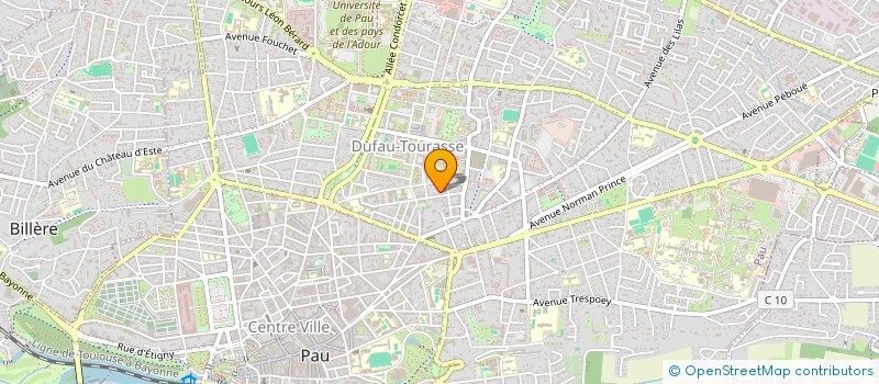 localisation de l'entreprise MADAME NATHALIE PAVARD à PAU