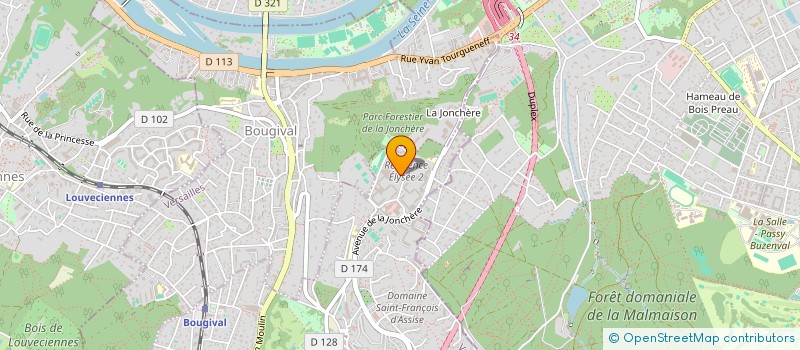 localisation de l'entreprise MADAME NATHALIE PEARSON  LA CELLE-SAINT-CLOUD