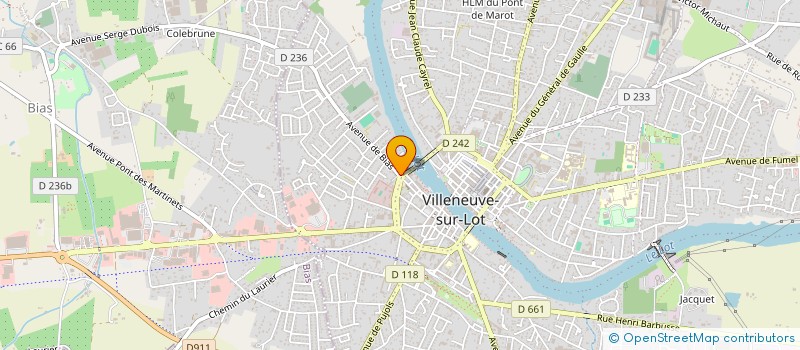 localisation de l'entreprise MADAME NATHALIE PECCOLO  VILLENEUVE-SUR-LOT