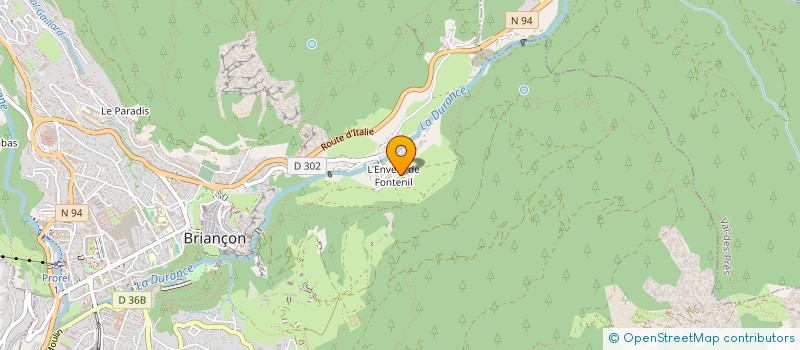 localisation de l'entreprise MADAME NATHALIE PECORARO à BRIANCON