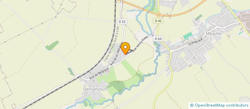 localisation de l'entreprise MADAME NATHALIE PECOURT à DERNANCOURT