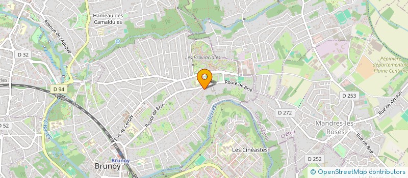 localisation de l'entreprise MADAME NATHALIE PEDEMONTE  BRUNOY