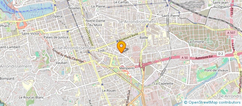 localisation de l'entreprise MADAME NATHALIE PEDINIELLI à MARSEILLE
