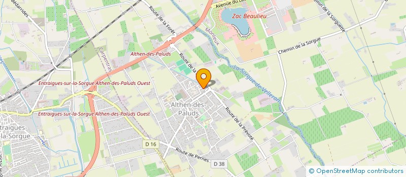 localisation de l'entreprise MADAME NATHALIE PEFFREDO  ALTHEN DES PALUDS