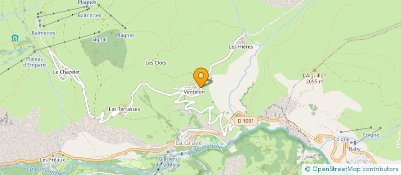 localisation de l'entreprise MADAME NATHALIE PELAGALI  LA GRAVE