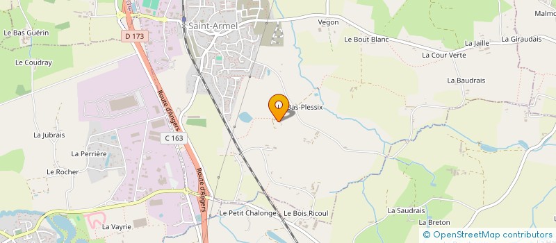 localisation de l'entreprise MADAME NATHALIE PELHATE  SAINT-ARMEL