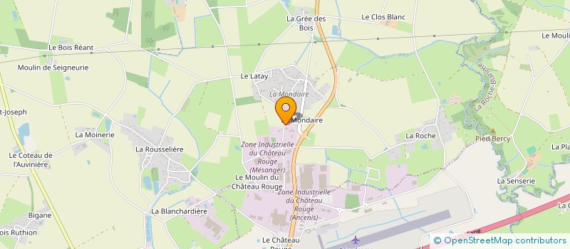 localisation de l'entreprise MADAME NATHALIE PELLERIN  MESANGER