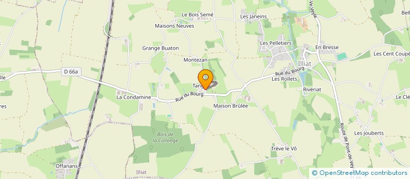 localisation de l'entreprise MADAME NATHALIE PELLETIER à ILLIAT