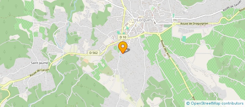 localisation de l'entreprise MADAME NATHALIE PELLETIER  LORGUES