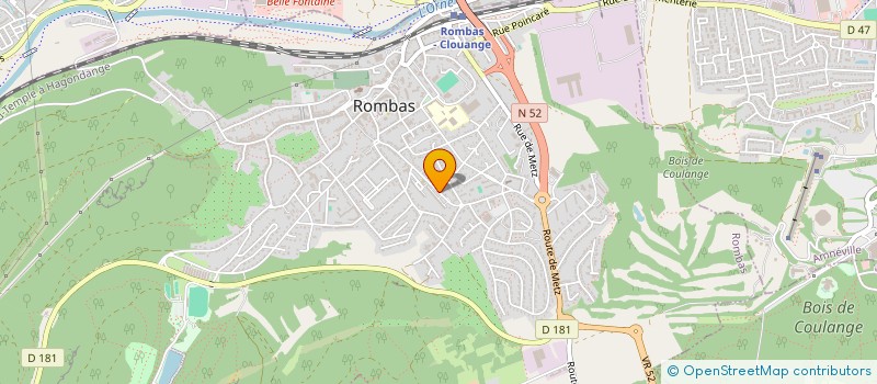 localisation de l'entreprise MADAME NATHALIE PELTIER  ROMBAS