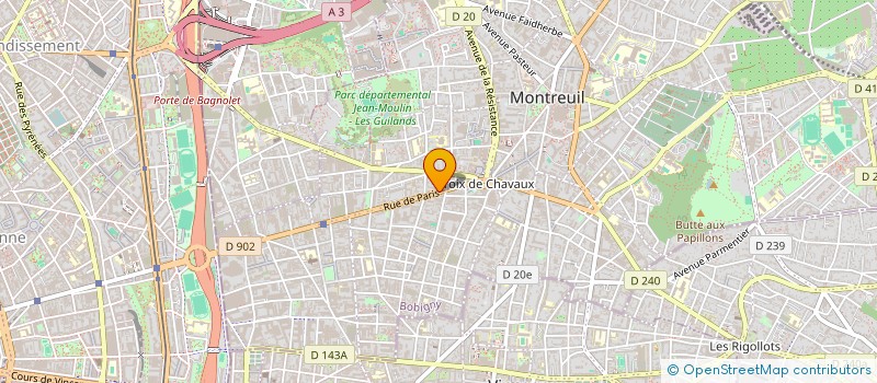 localisation de l'entreprise MADAME NATHALIE PENNEQUIN à MONTREUIL