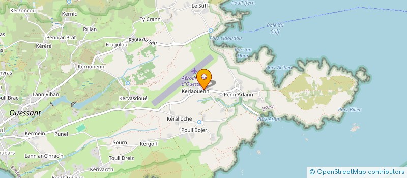 localisation de l'entreprise MADAME NATHALIE PERCHOC  OUESSANT