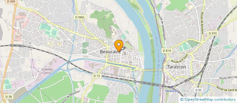 localisation de l'entreprise MADAME NATHALIE PEREA  BEAUCAIRE