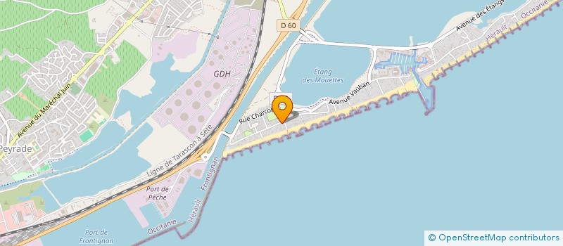 localisation de l'entreprise MADAME NATHALIE PEREIRA à FRONTIGNAN