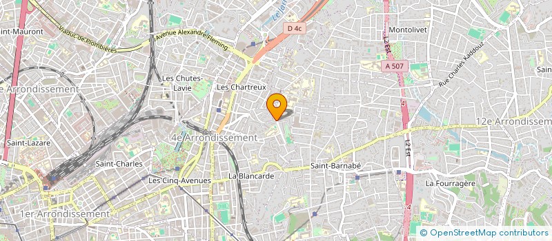 localisation de l'entreprise MADAME NATHALIE PEREZ à MARSEILLE