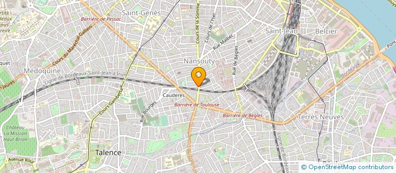 localisation de l'entreprise MADAME NATHALIE PEREZ à BORDEAUX