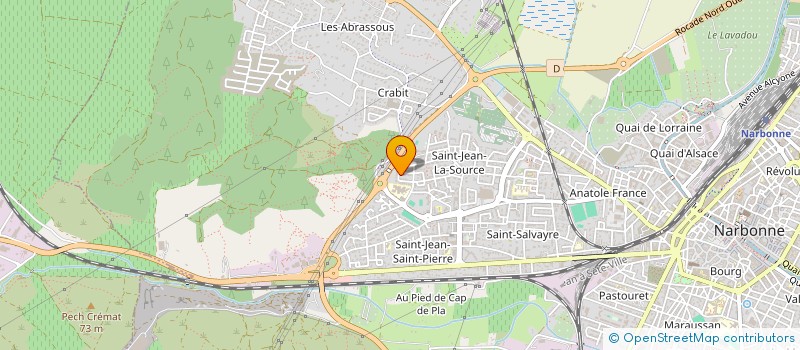 localisation de l'entreprise MADAME NATHALIE PEREZ à NARBONNE