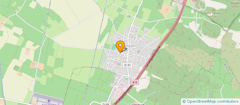 localisation de l'entreprise MADAME NATHALIE PEREZ  VINASSAN