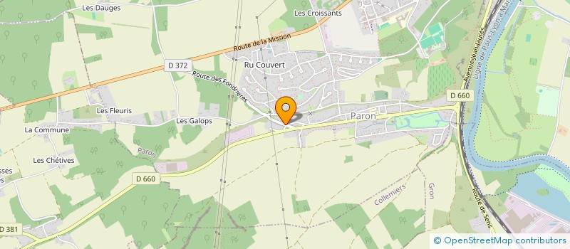 localisation de l'entreprise MADAME NATHALIE PERIER à PARON