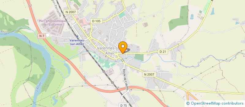 localisation de l'entreprise MADAME NATHALIE PERIGNON à VARENNES-SUR-ALLIER