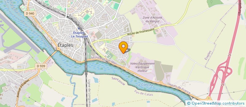 localisation de l'entreprise MADAME NATHALIE PERIGNON à ETAPLES