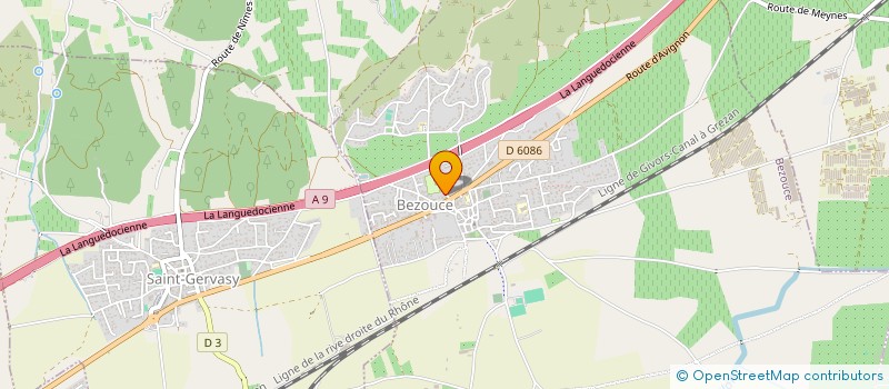 localisation de l'entreprise MADAME NATHALIE PERILLO  BEZOUCE