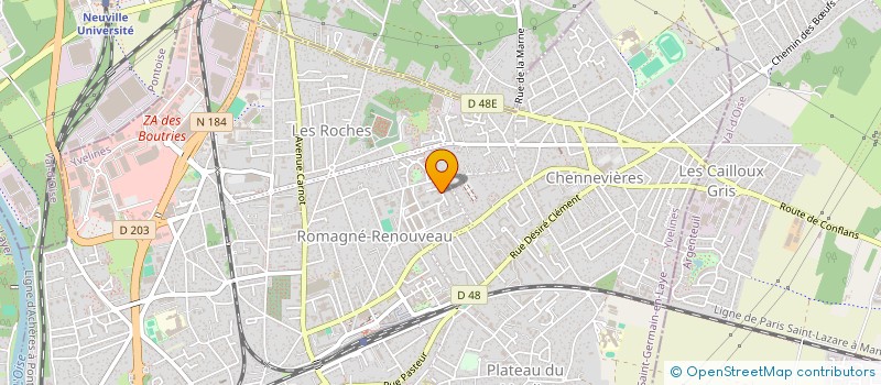 localisation de l'entreprise MADAME NATHALIE PERIN  CONFLANS-SAINTE-HONORINE