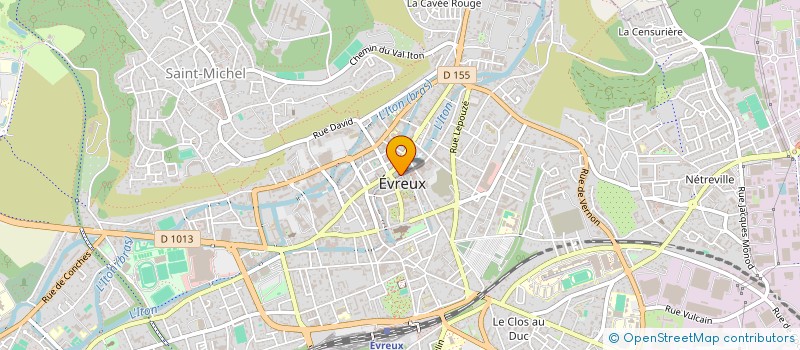 localisation de l'entreprise MADAME NATHALIE PERINI  EVREUX